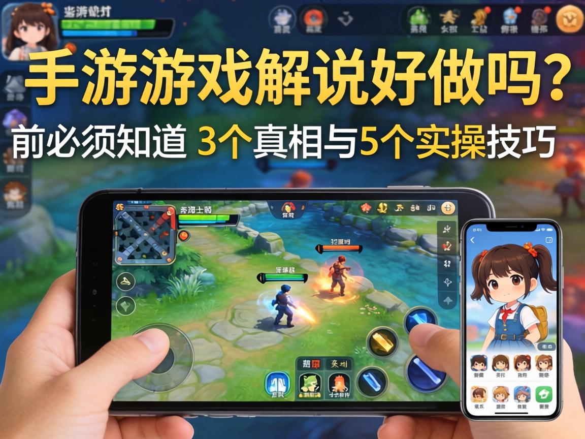 手游游戏解说好做吗?新手入行前必须知道的3个真相与5个实操技巧 新手入行前必须知道的3个真相与5个实操技巧