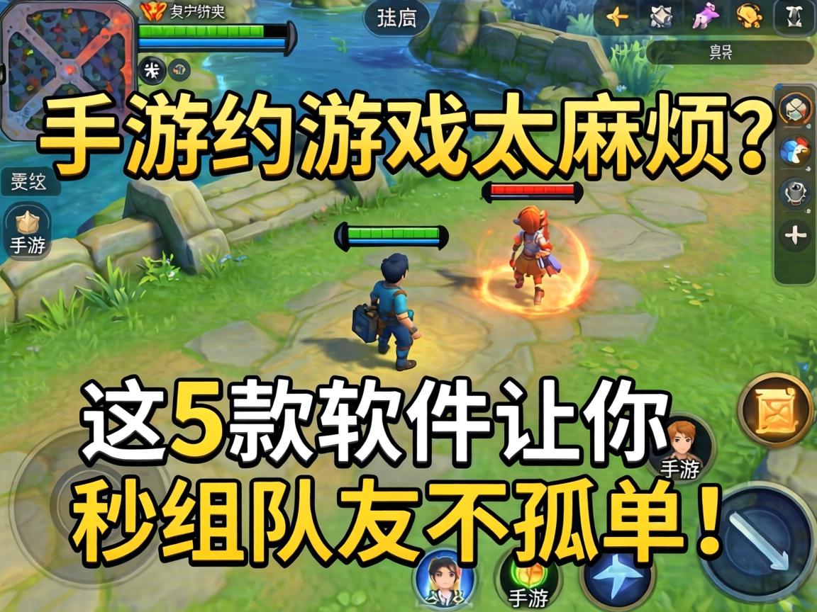 手游约游戏太麻烦?这5款软件让你秒组队友不孤单! 这5款软件让你秒组队友不孤单