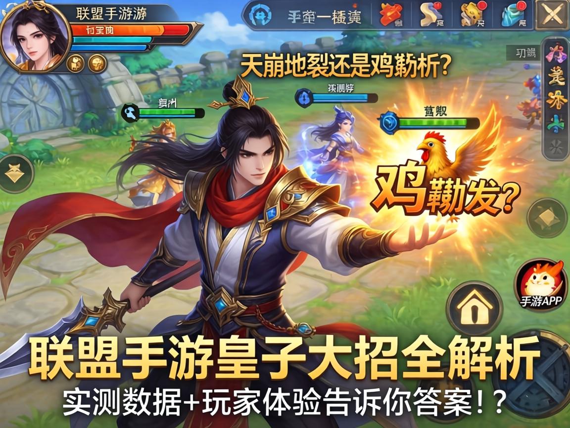 联盟手游皇子大招全解析,天崩地裂还是鸡肋技能?实测数据+玩家体验告诉你答案 联盟手游皇子大招全解析