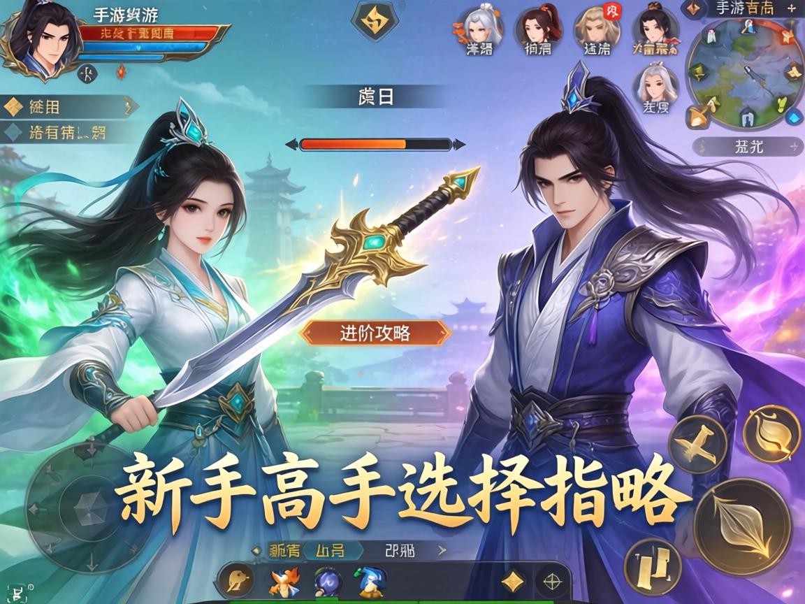 武侠手游武器选择指南，从新手到高手的进阶攻略
