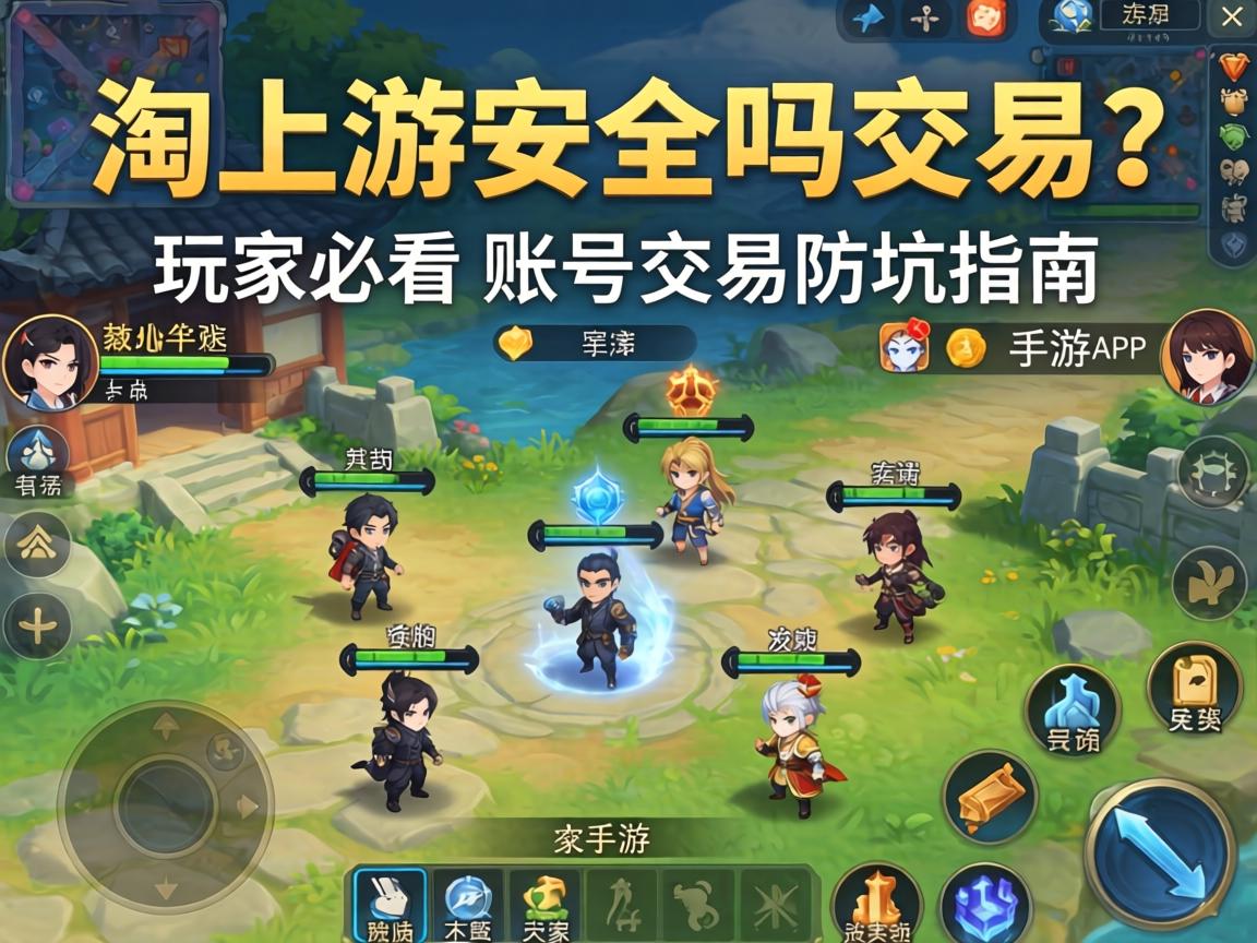 淘手游安全吗交易？玩家必看的账号交易防坑指南