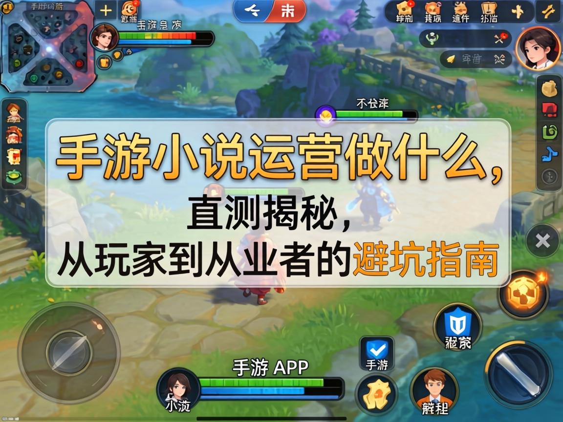 手游小说运营是做什么？实测揭秘，从玩家到从业者的避坑指南