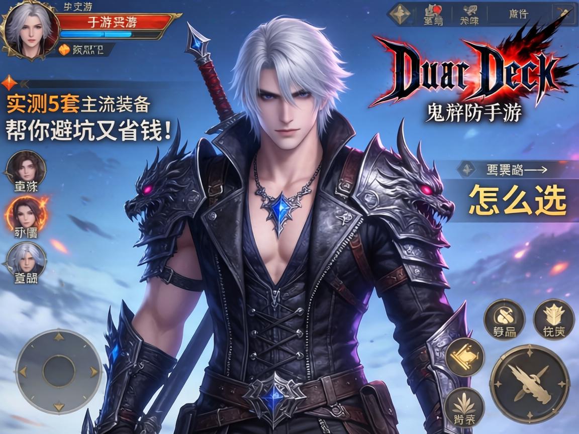 鬼泣手游防具怎么选？实测5套主流装备，帮你避坑又省钱！