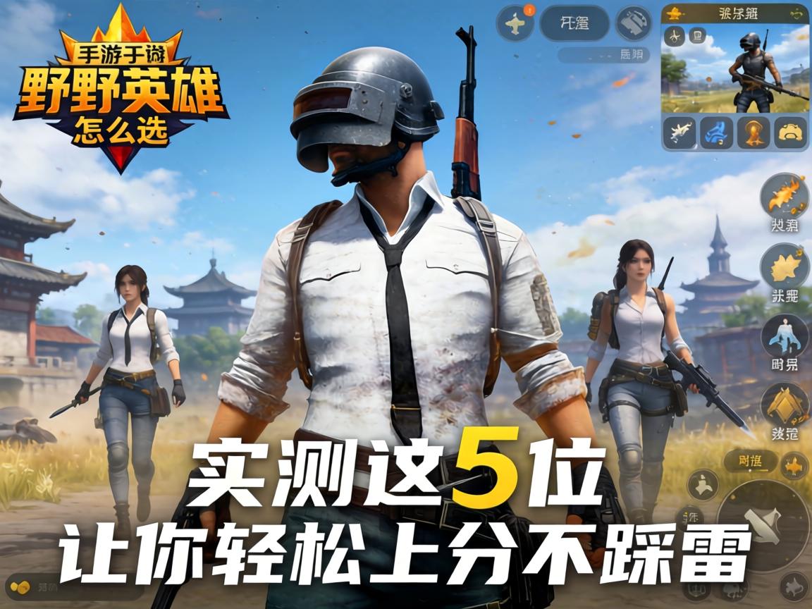 手游打野英雄怎么选？实测这5位让你轻松上分不踩雷