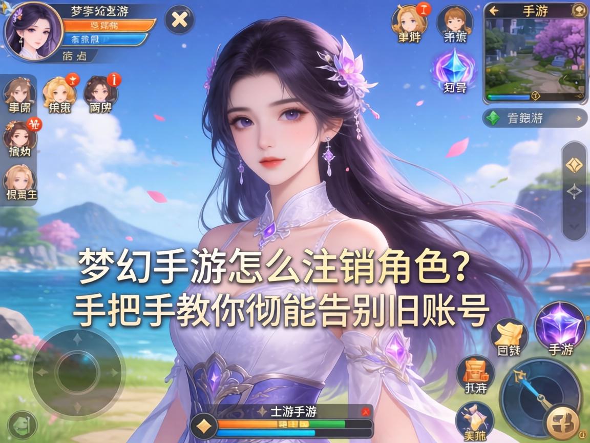 梦幻手游怎么注销角色？手把手教你彻底告别旧账号