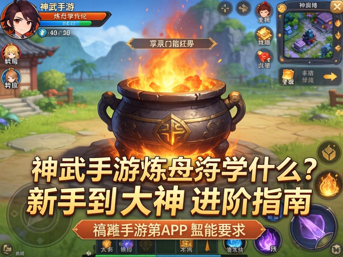 神武手游炼丹炉学什么？从新手到大神的进阶指南