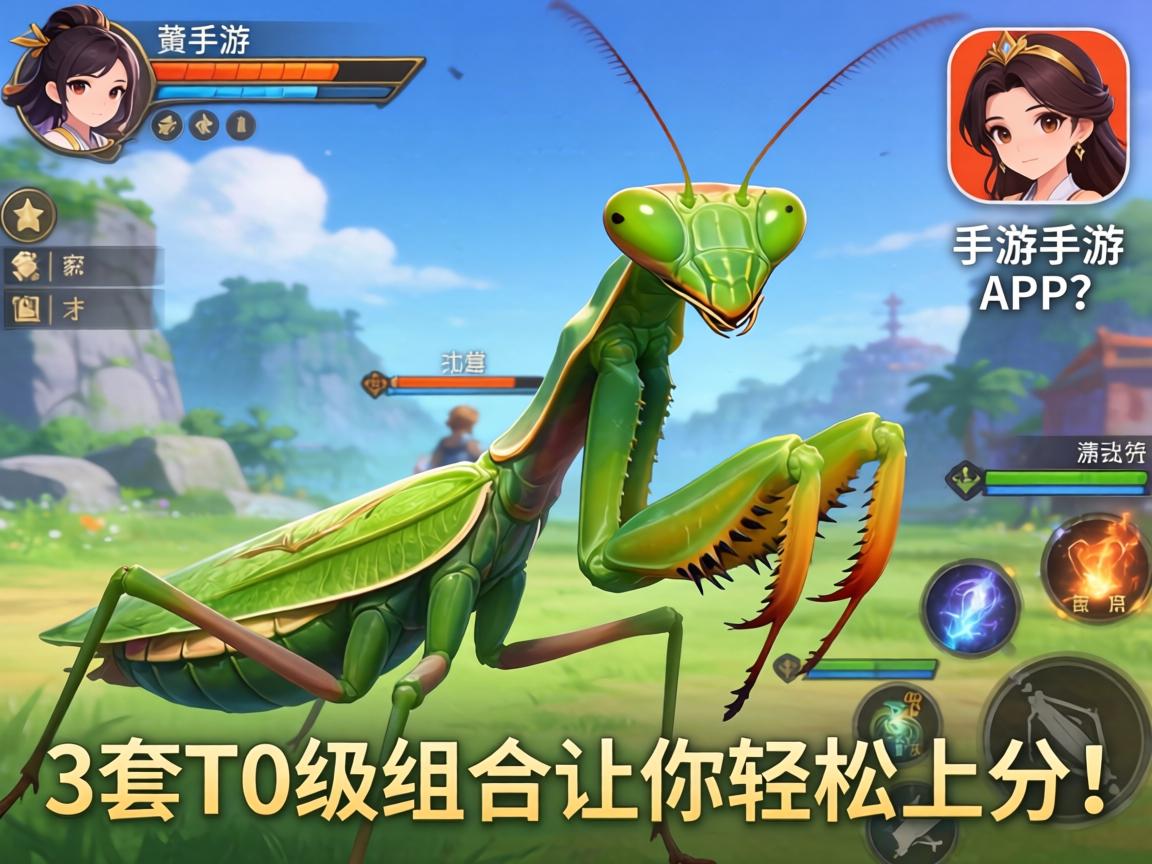 螳螂手游配合什么阵容打？这3套T0级组合让你轻松上分！