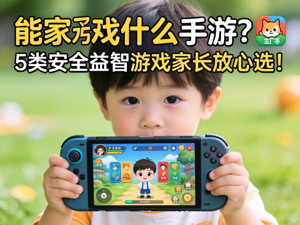 小孩能玩什么手游？这5类安全益智游戏家长放心选！