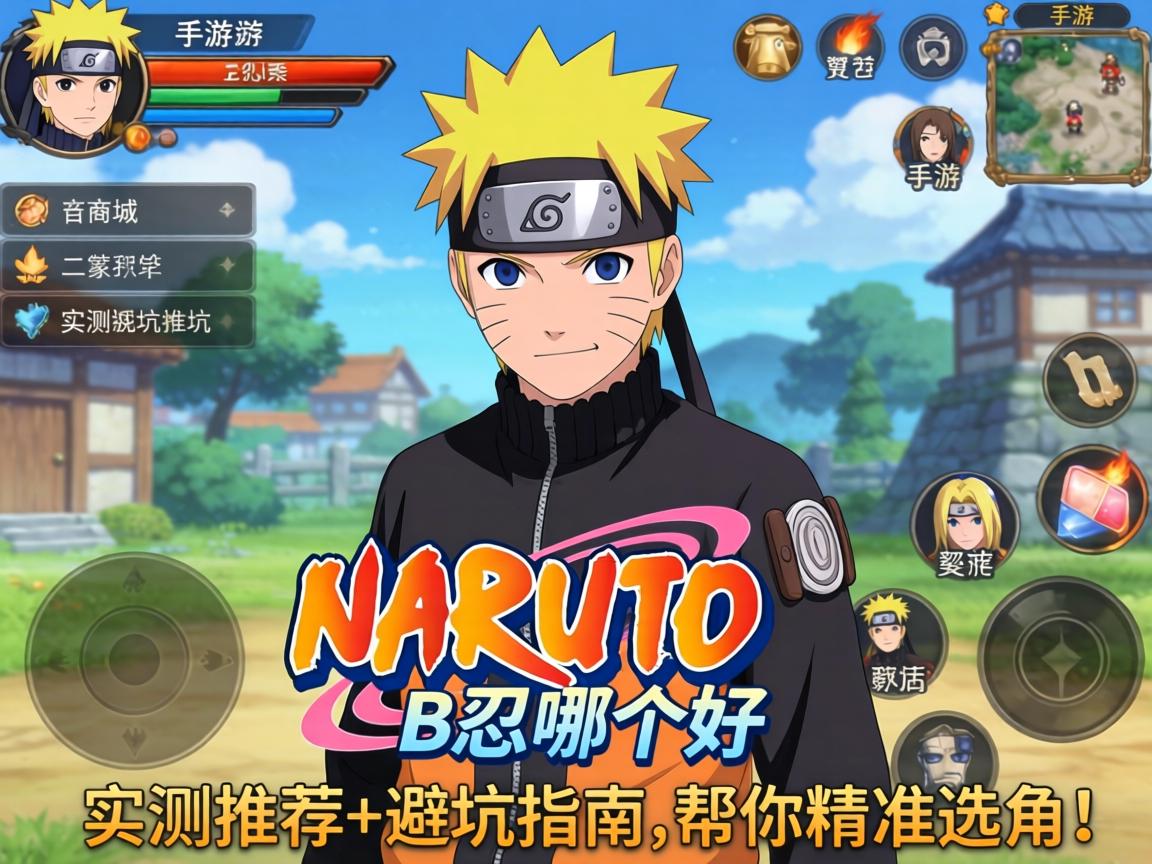 火影忍者手游商城里B忍哪个好？实测推荐+避坑指南，帮你精准选角！