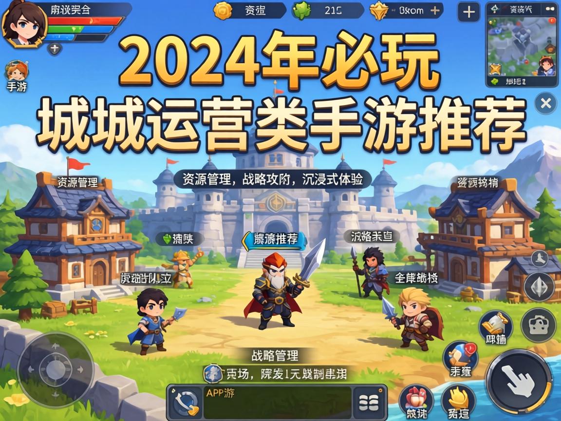 2024年必玩的城池运营类手游推荐