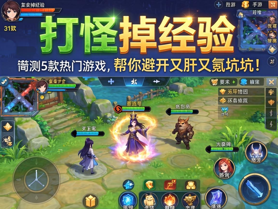 打怪掉经验的手游推荐