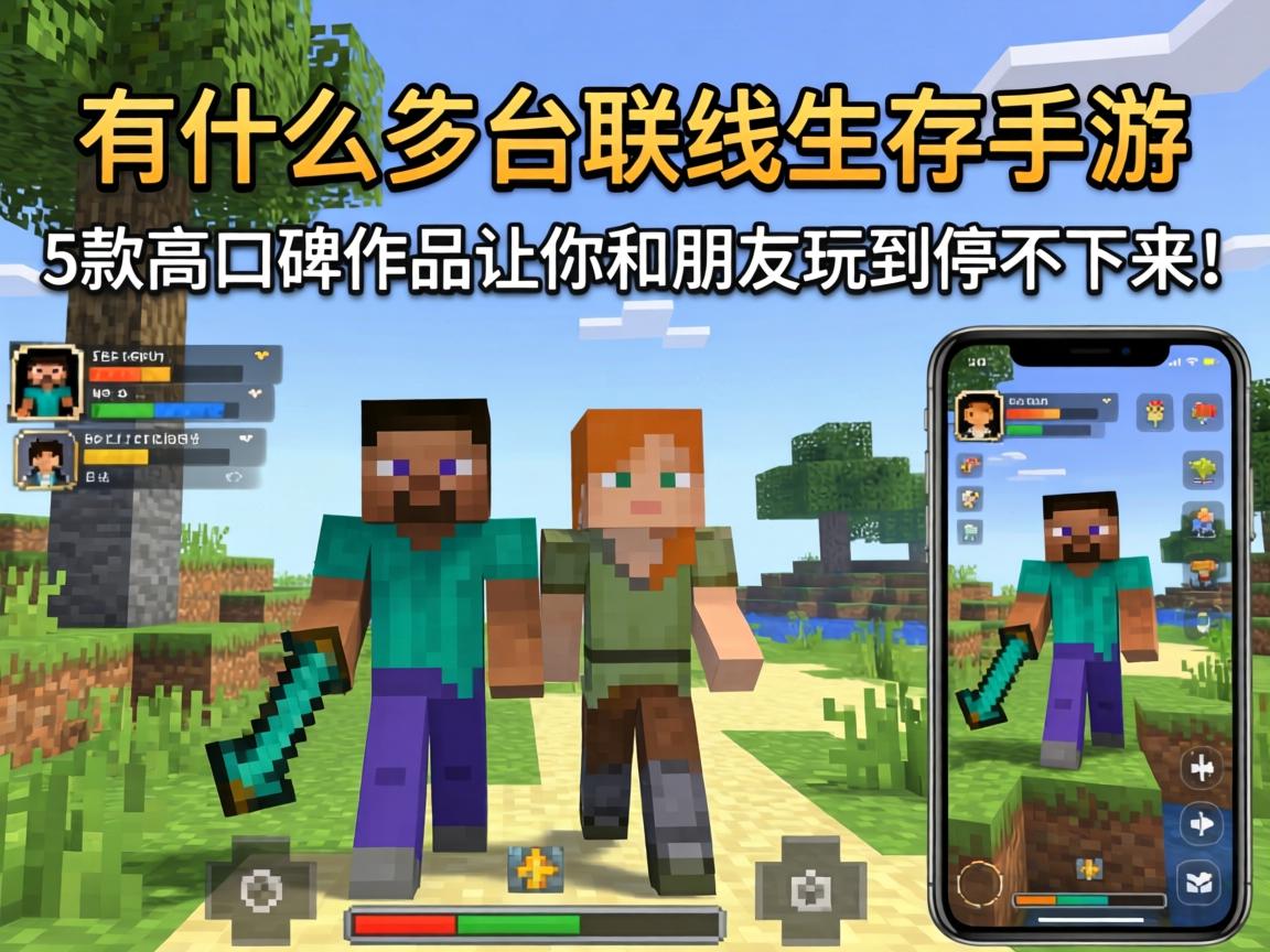 有什么适合联机生存手游？这5款高口碑作品让你和朋友玩到停不下来！