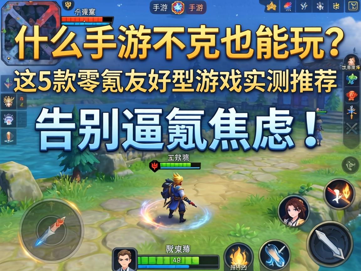 这5款零氪友好型游戏实测推荐