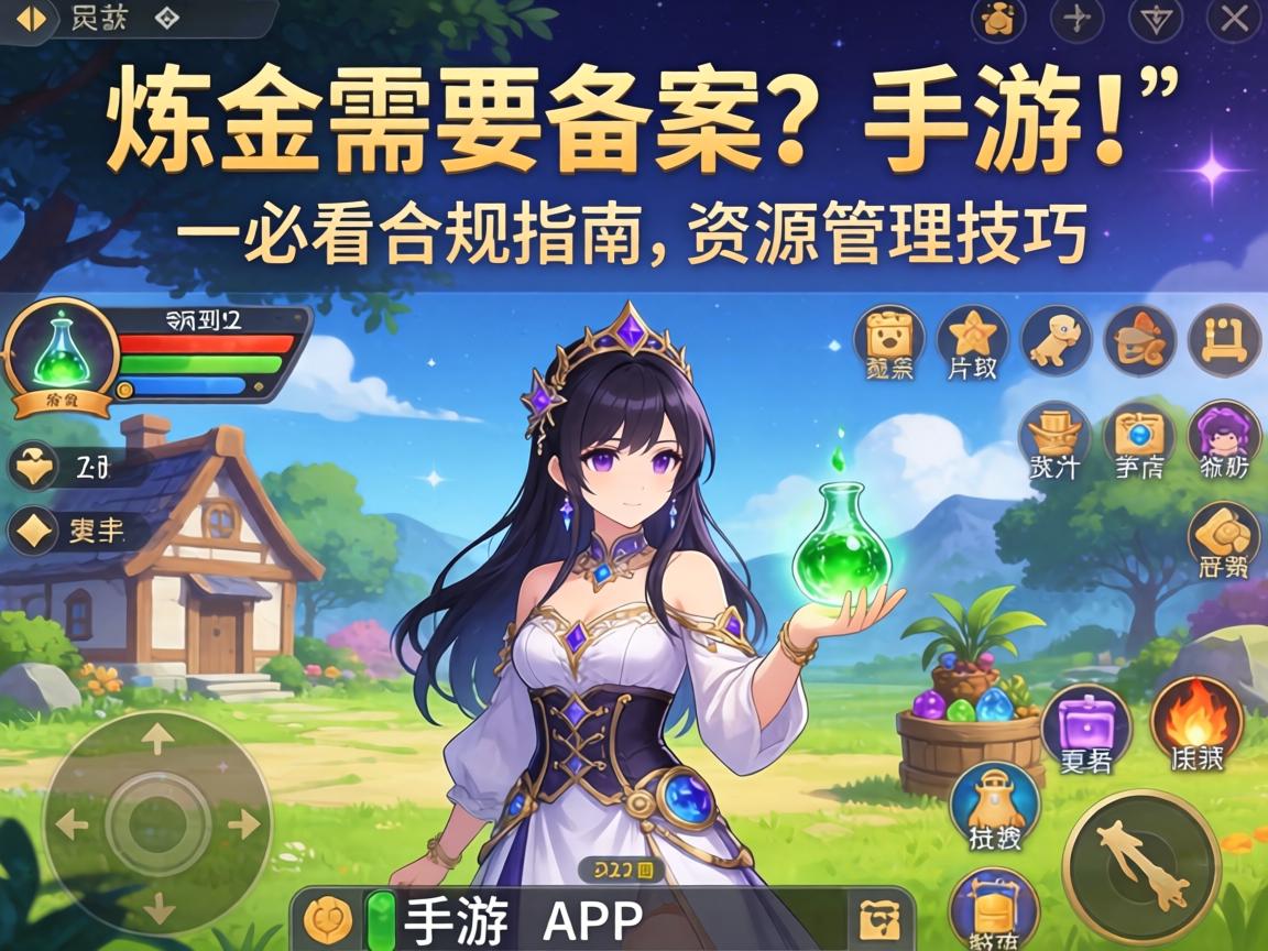 炼金需要备案吗手游，新手必看的合规指南与资源管理技巧