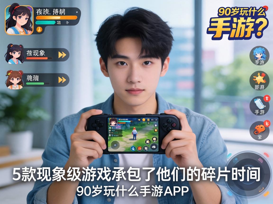 90后在玩什么手游？这5款现象级游戏承包了他们的碎片时间