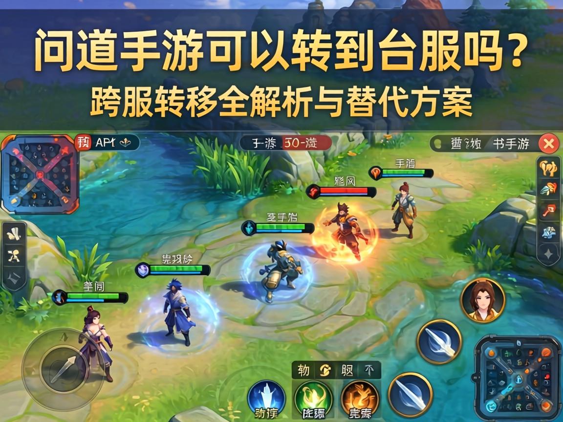 问道手游可以转到台服吗？跨服转移全解析与替代方案