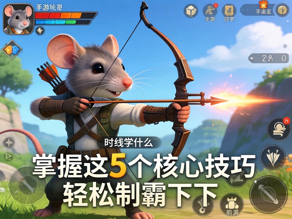 手游老鼠射手对线学什么？掌握这5个核心技巧轻松制霸下路