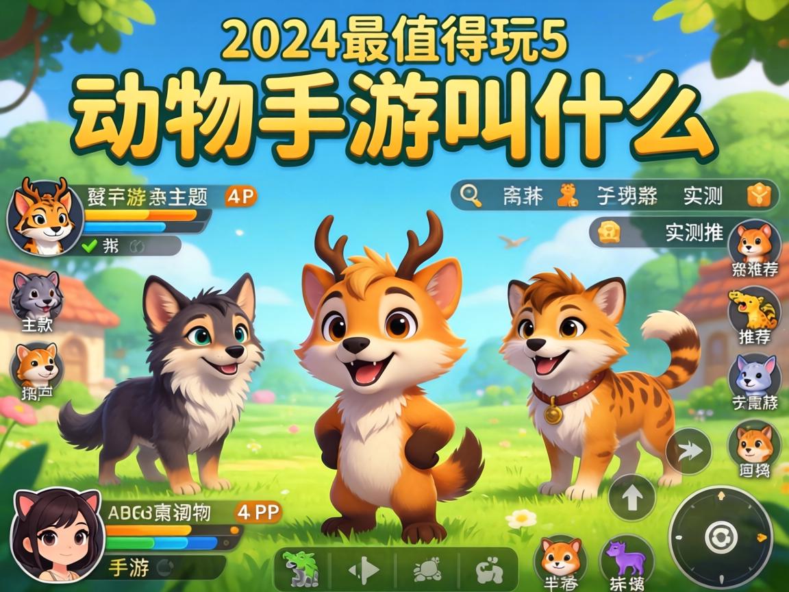 2024最值得玩的5款动物主题手游实测推荐