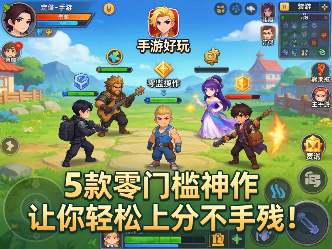这5款零门槛神作让你轻松上分不手残