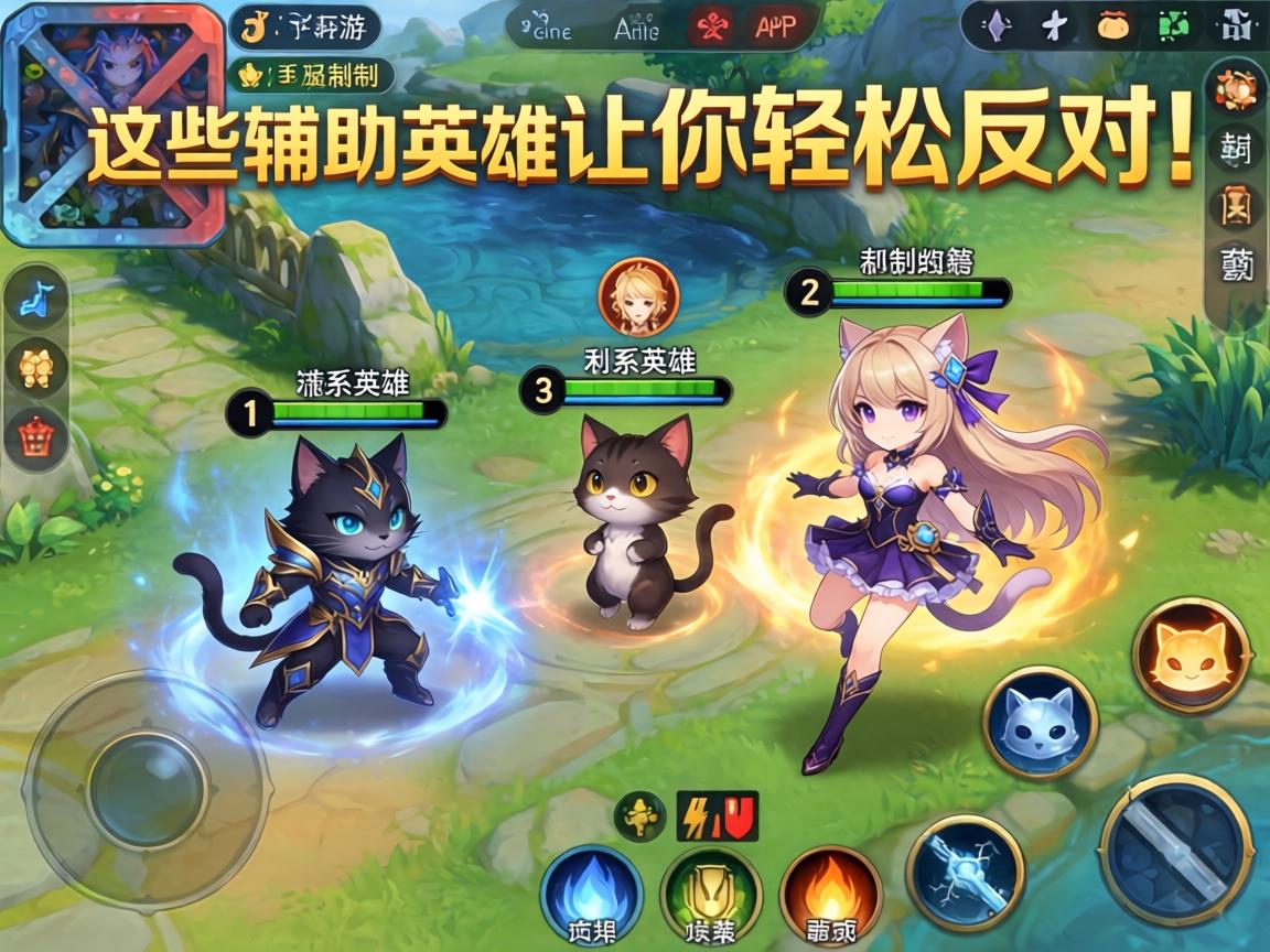 手游对局中如何克制猫系英雄