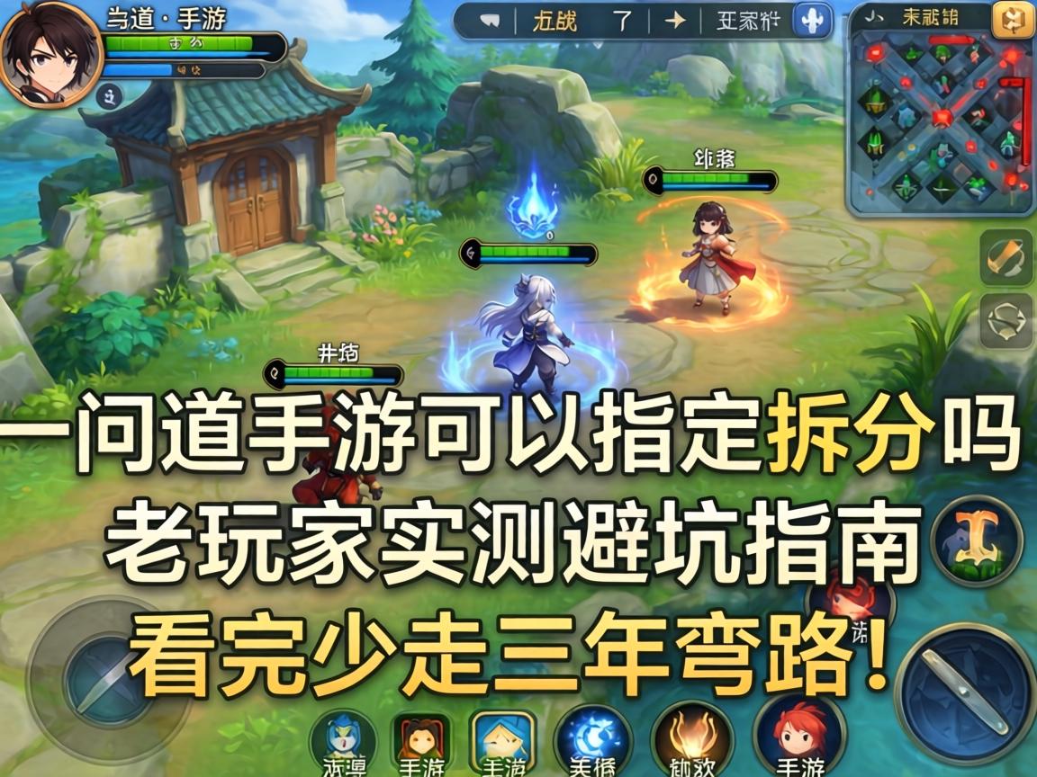 问道手游可以指定拆分吗