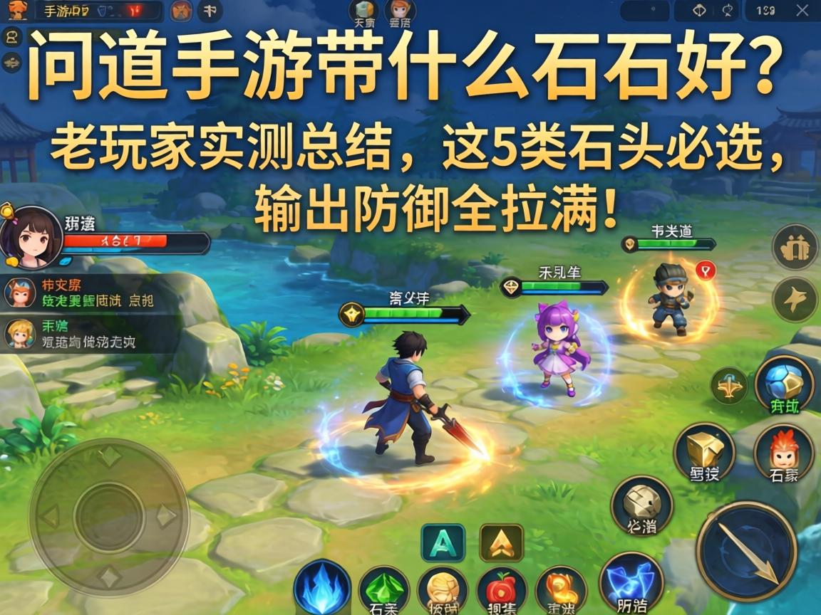 问道手游带什么石头好