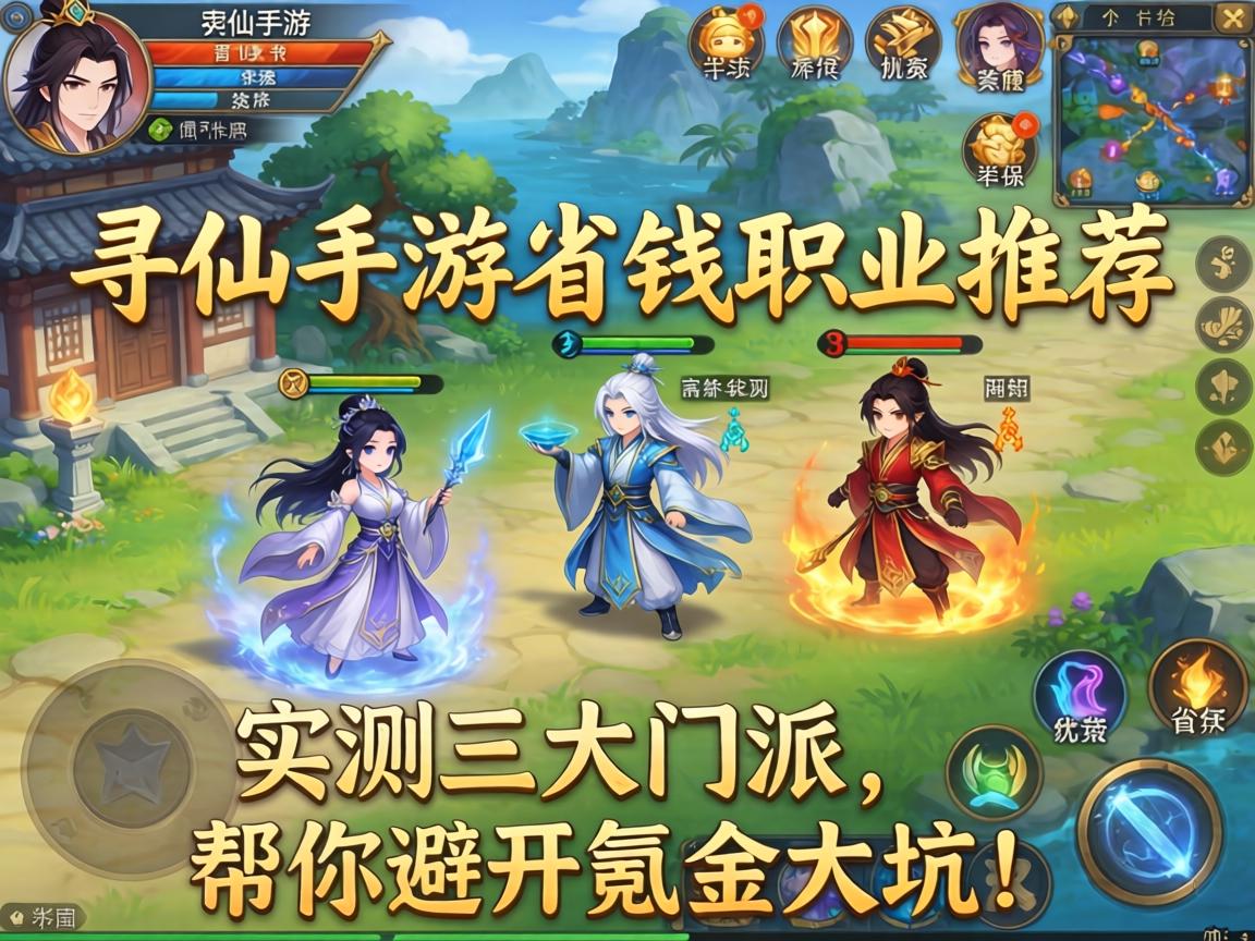 寻仙手游省钱职业推荐