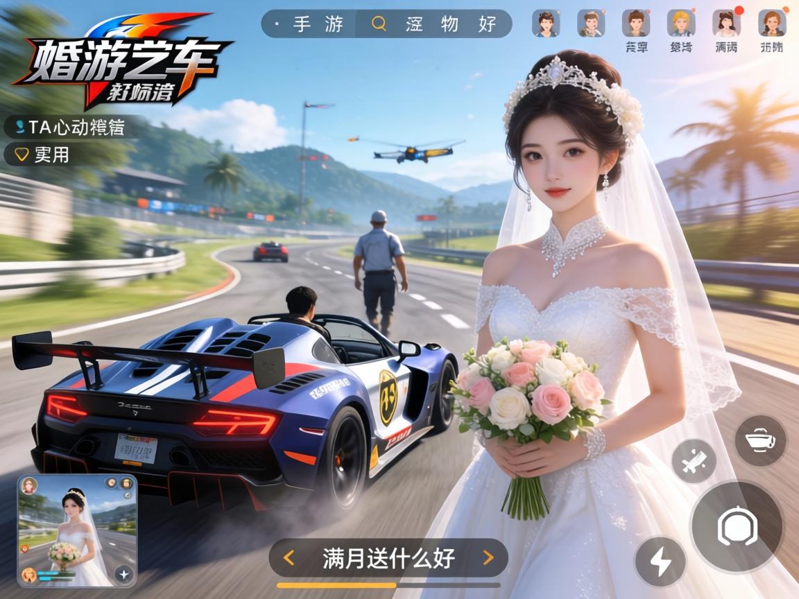 手游飞车结婚满月送什么好