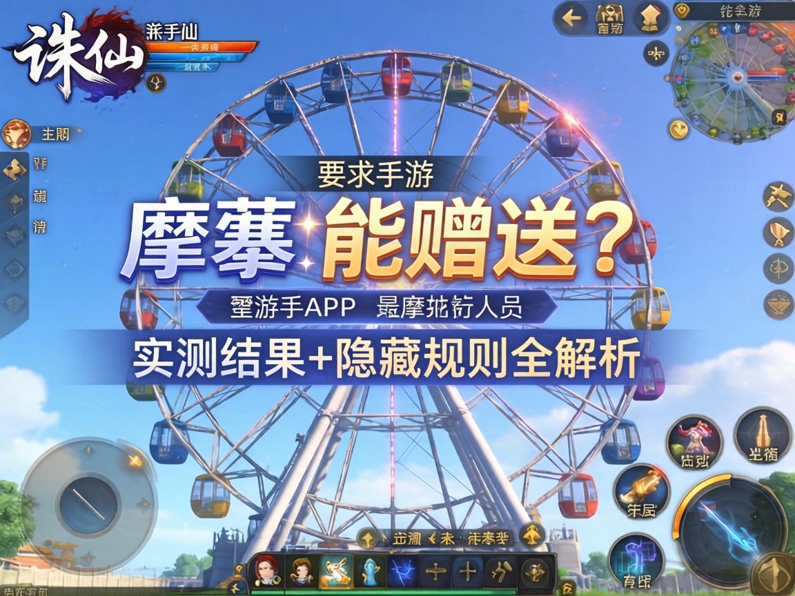 诛仙手游摩天轮能赠送吗