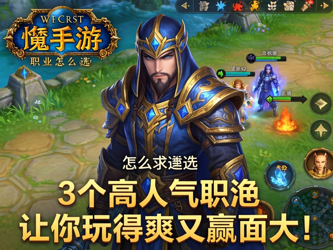 这3个高人气职业让你玩得爽又赢面大