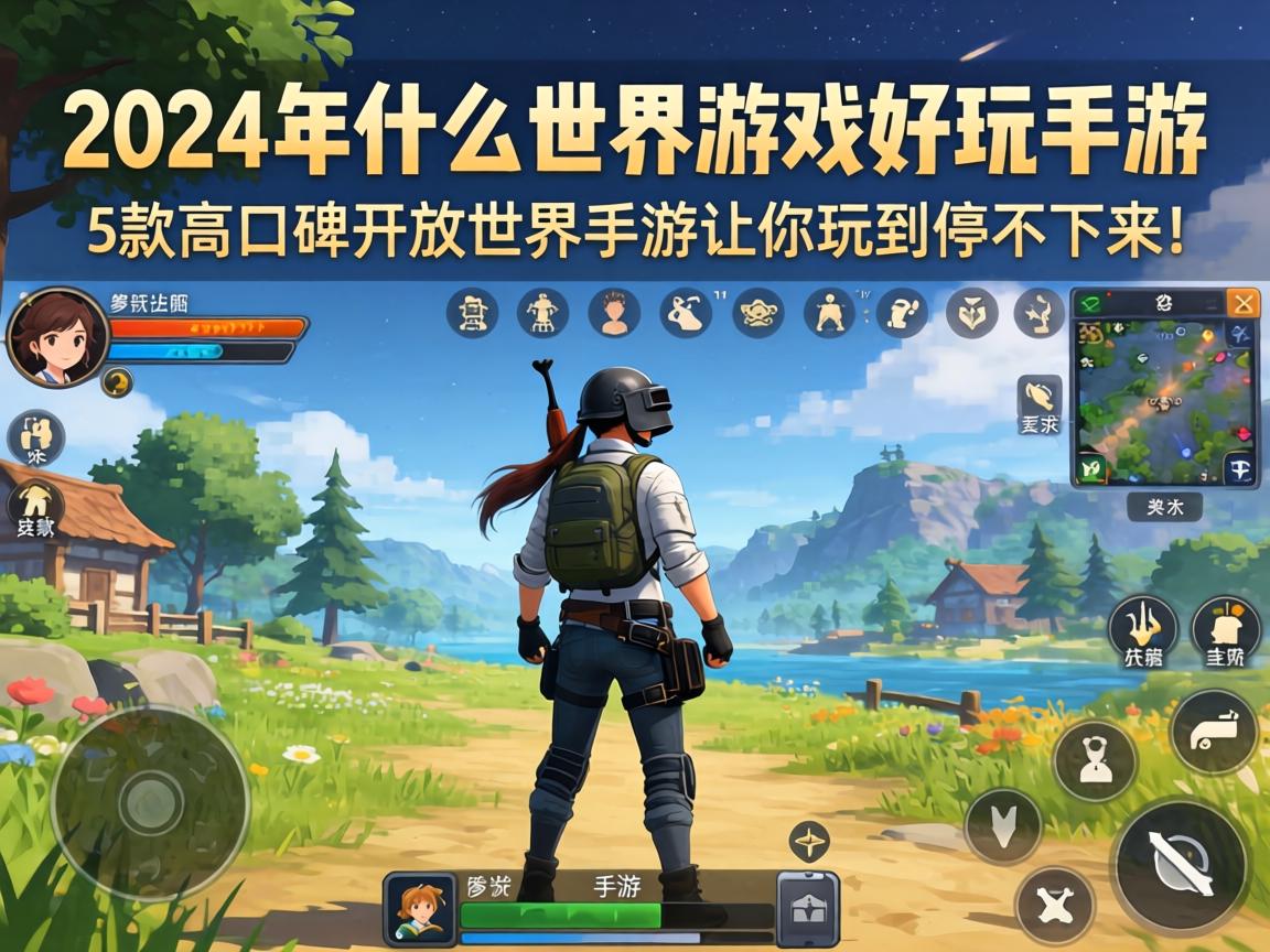 这5款高口碑开放世界手游让你玩到停不下来