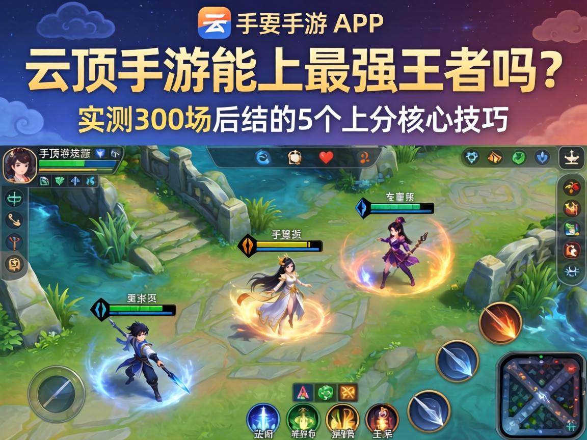 实测300场后总结的5个上分核心技巧