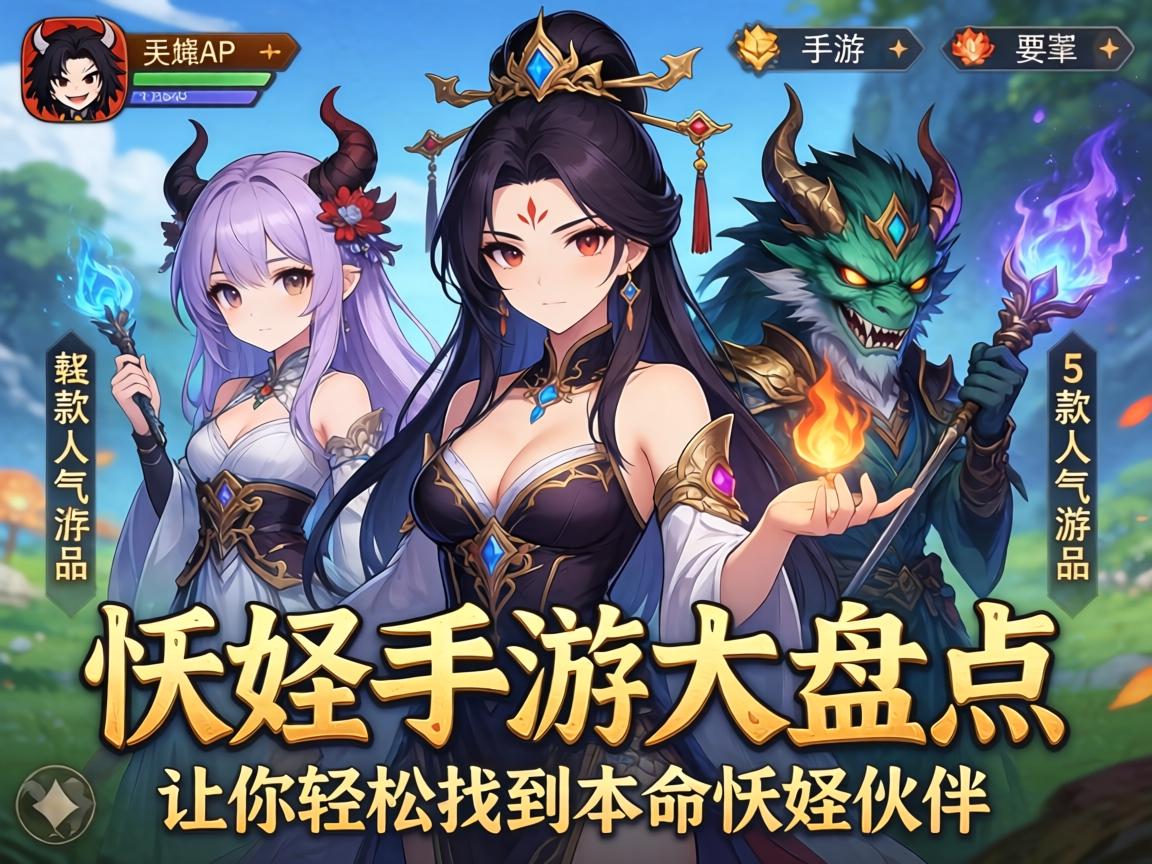 这5款高人气作品让你轻松找到本命妖怪伙伴