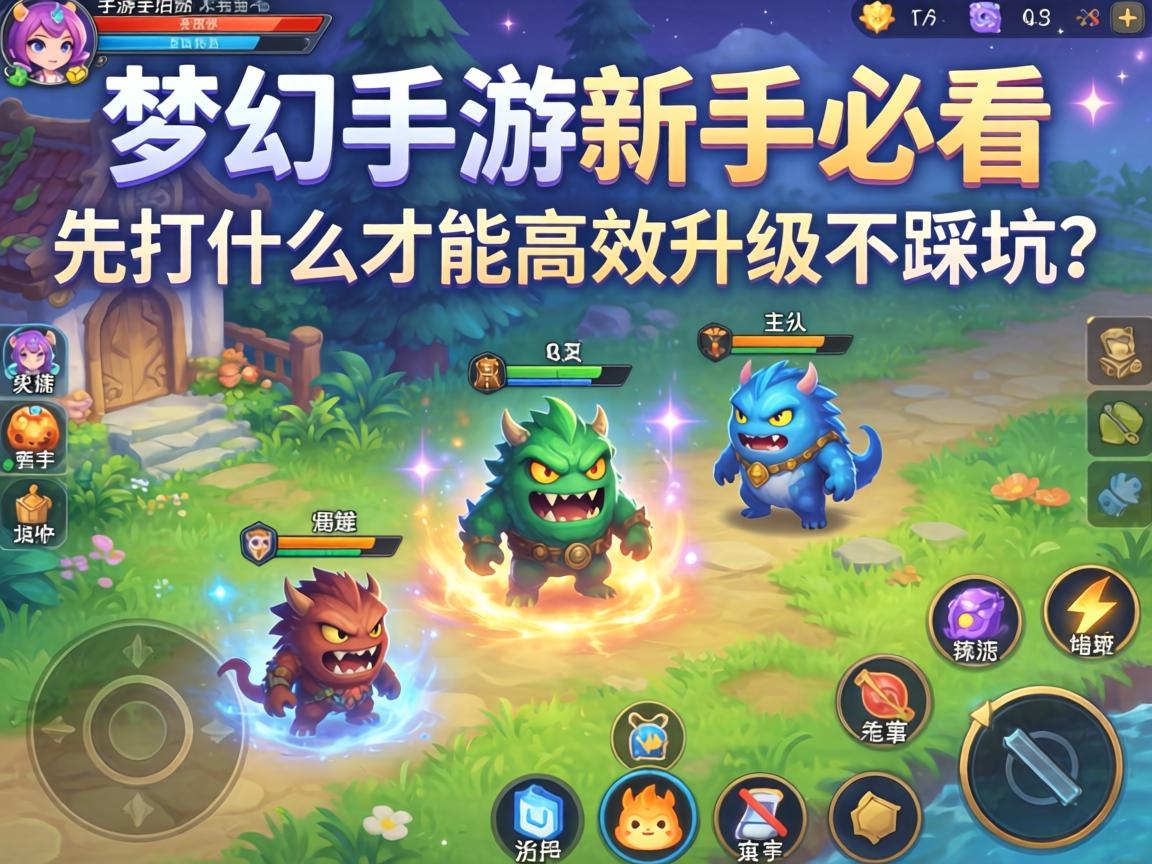 先打什么怪才能高效升级不踩坑