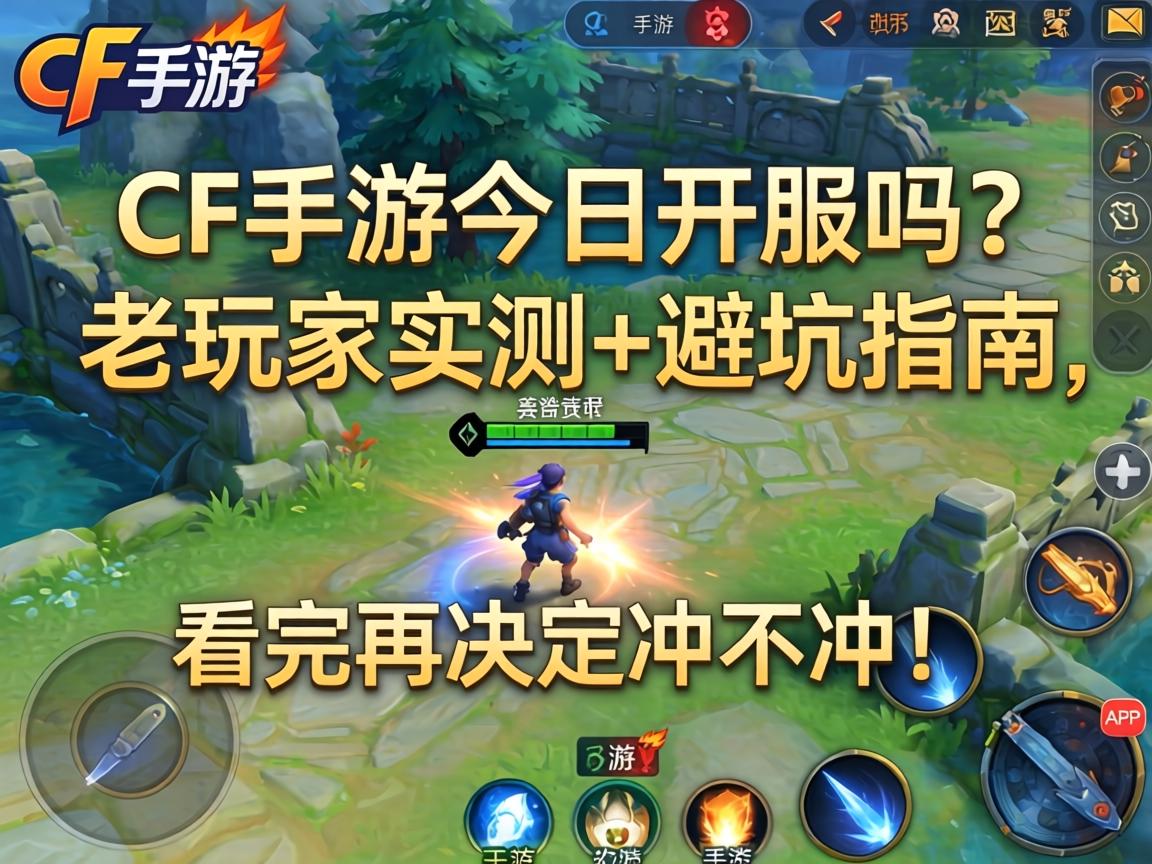 CF手游今日开服吗