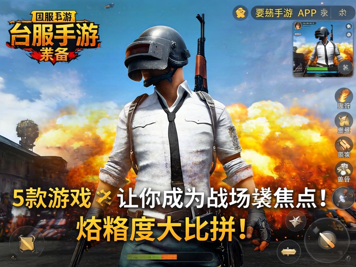 这5款游戏让你成为战场焦点