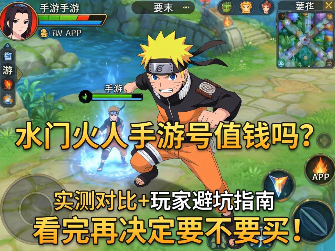 水门火影手游号值钱吗