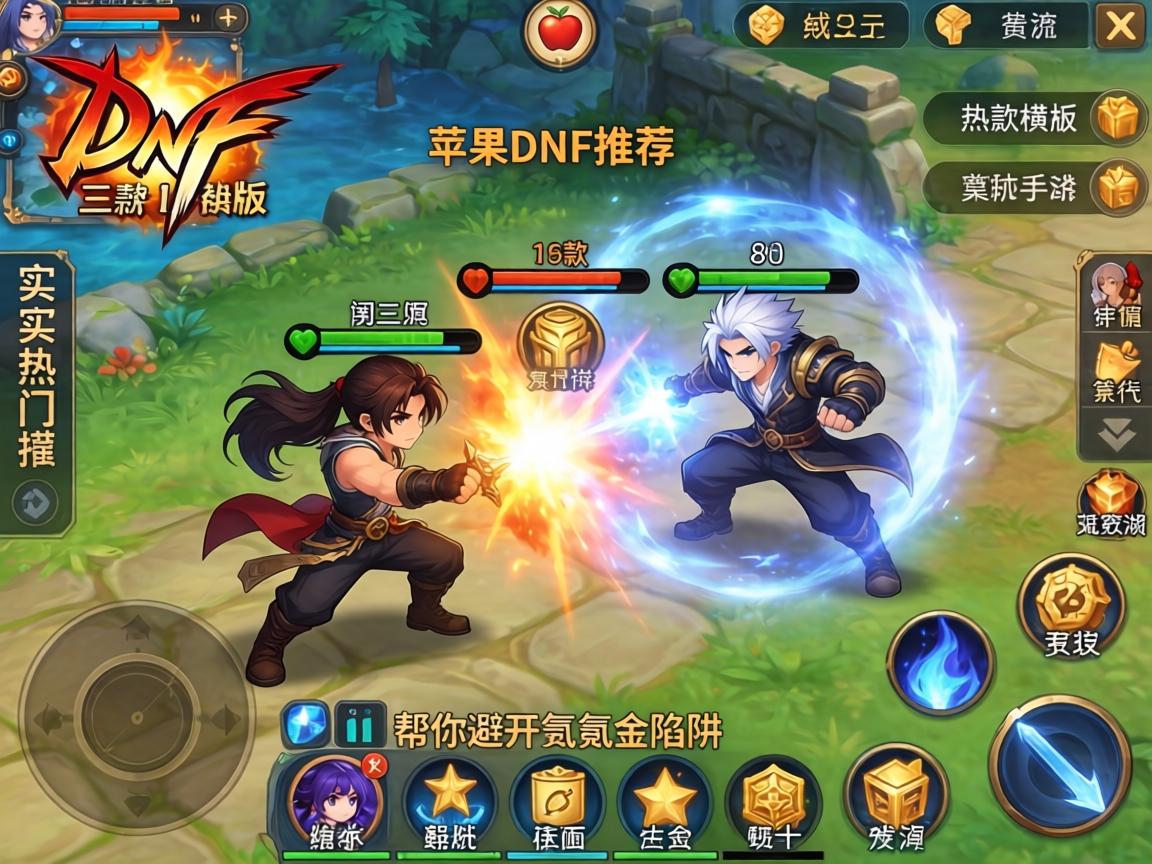 实测三款热门横版格斗