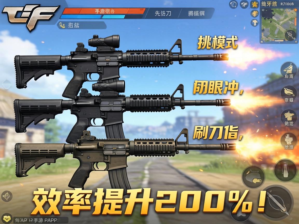 手游CF挑战模式刷刀指南