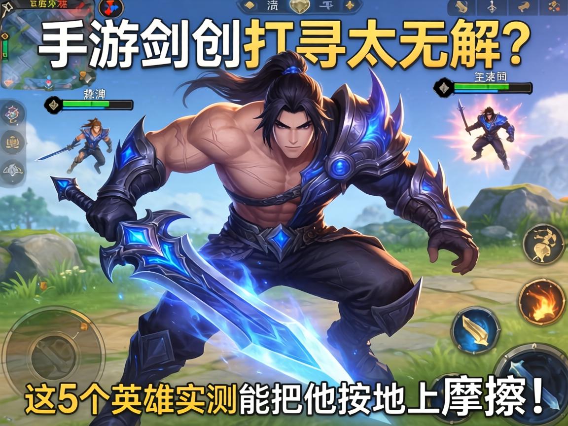 这5个英雄实测能把他按在地上摩擦