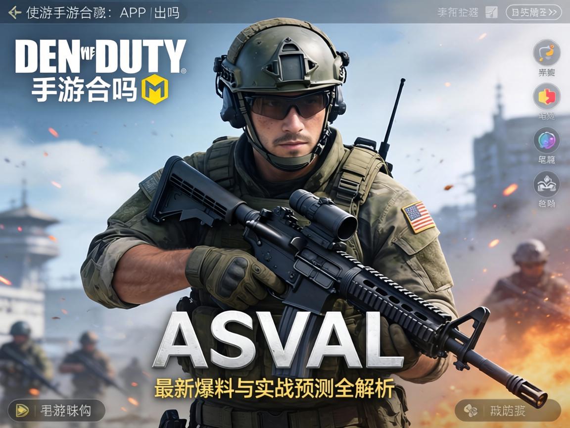 使命召唤手游ASVAL会出吗