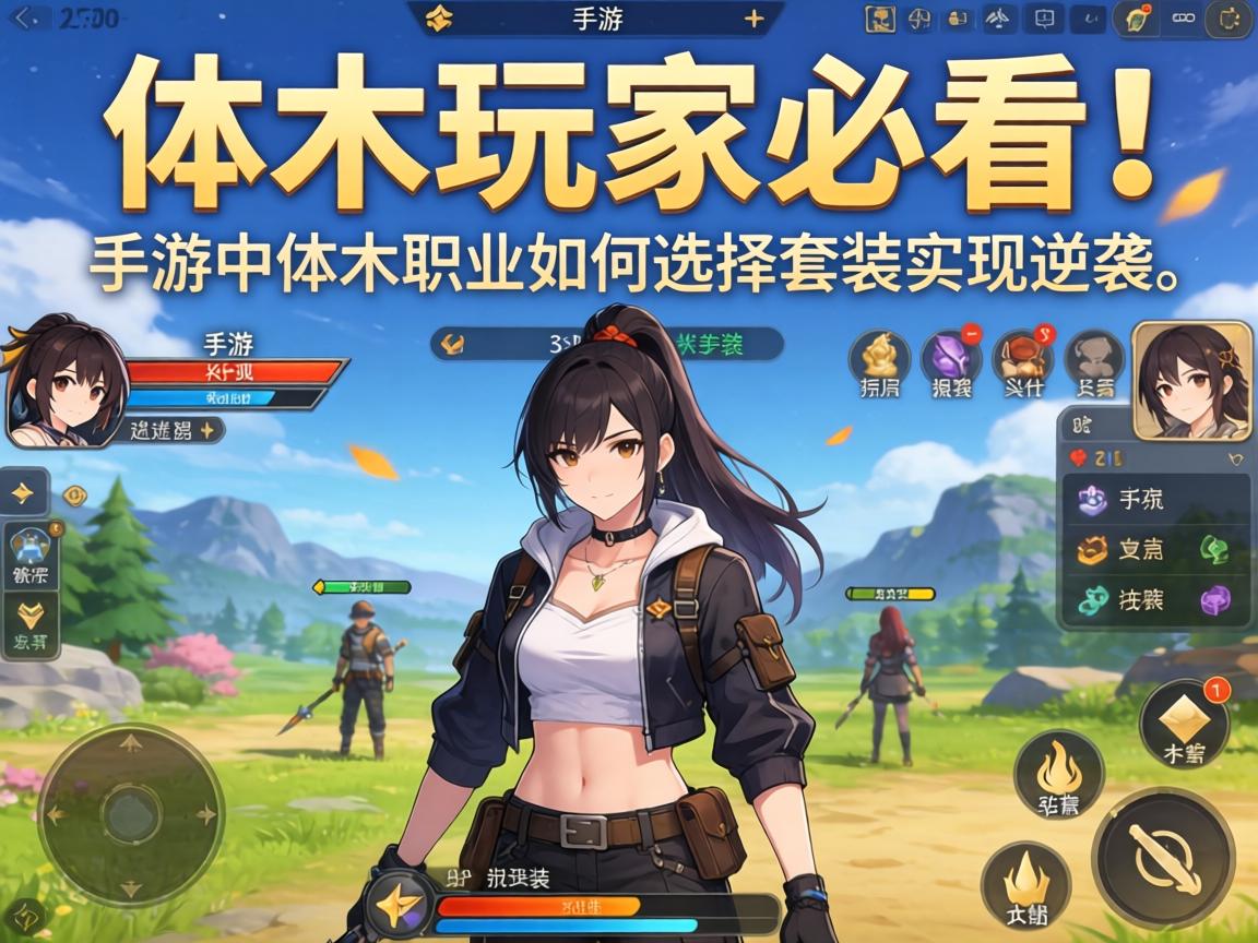 手游中体木职业如何选择套装实现逆袭