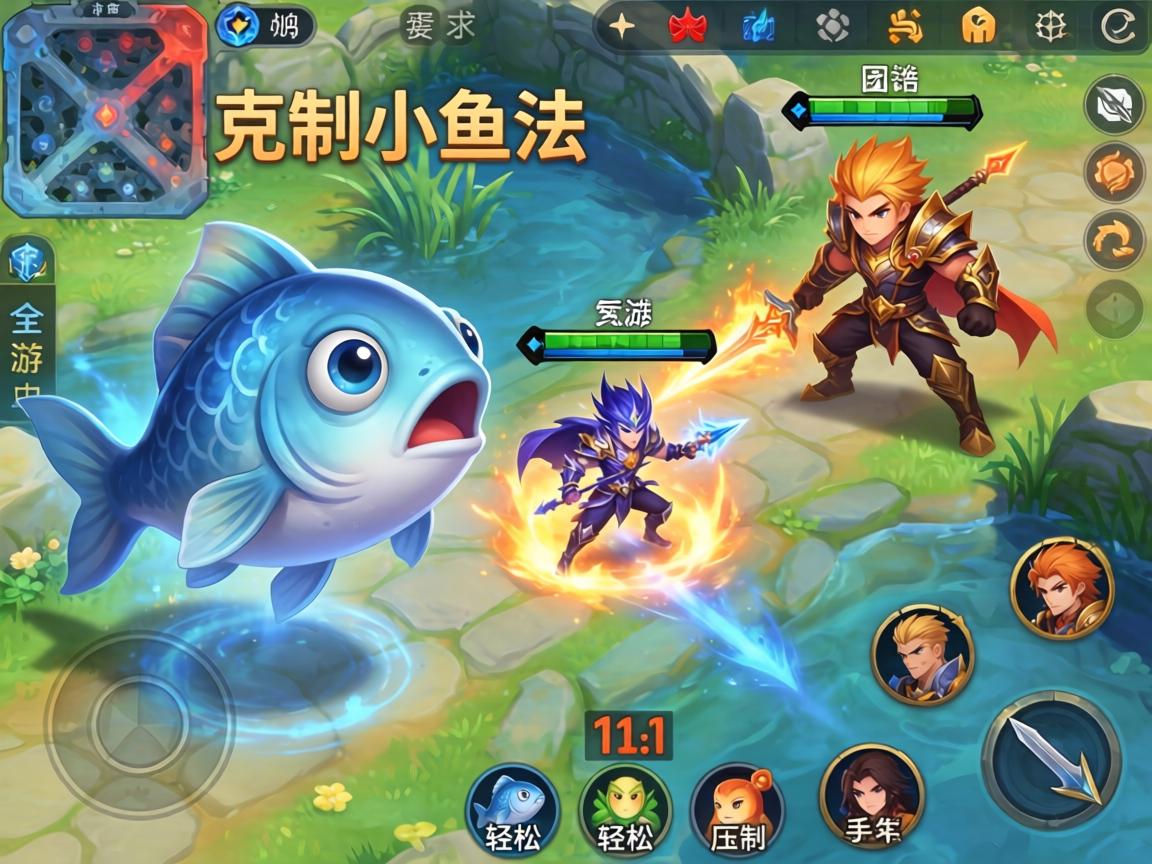 手游克制小鱼人的英雄与策略全解析