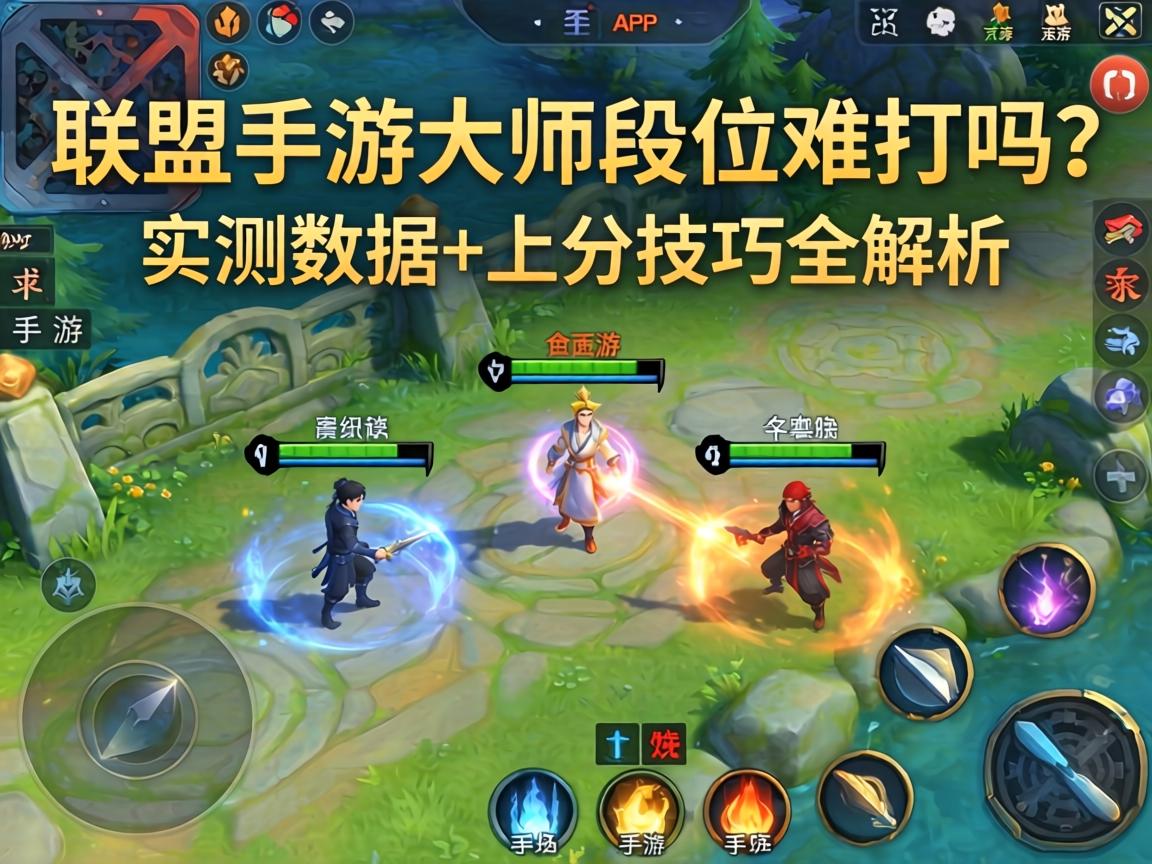 联盟手游大师段位难打吗