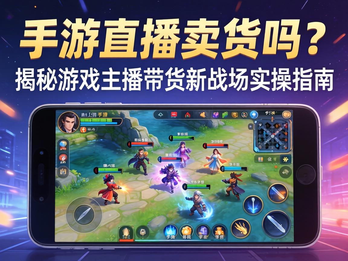 揭秘游戏主播的带货新战场实操指南