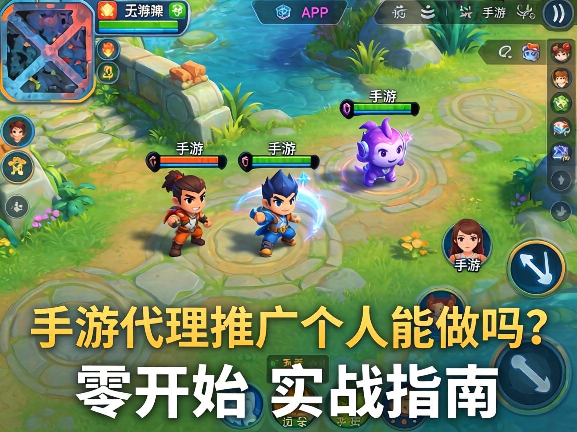 手游代理推广个人能做吗