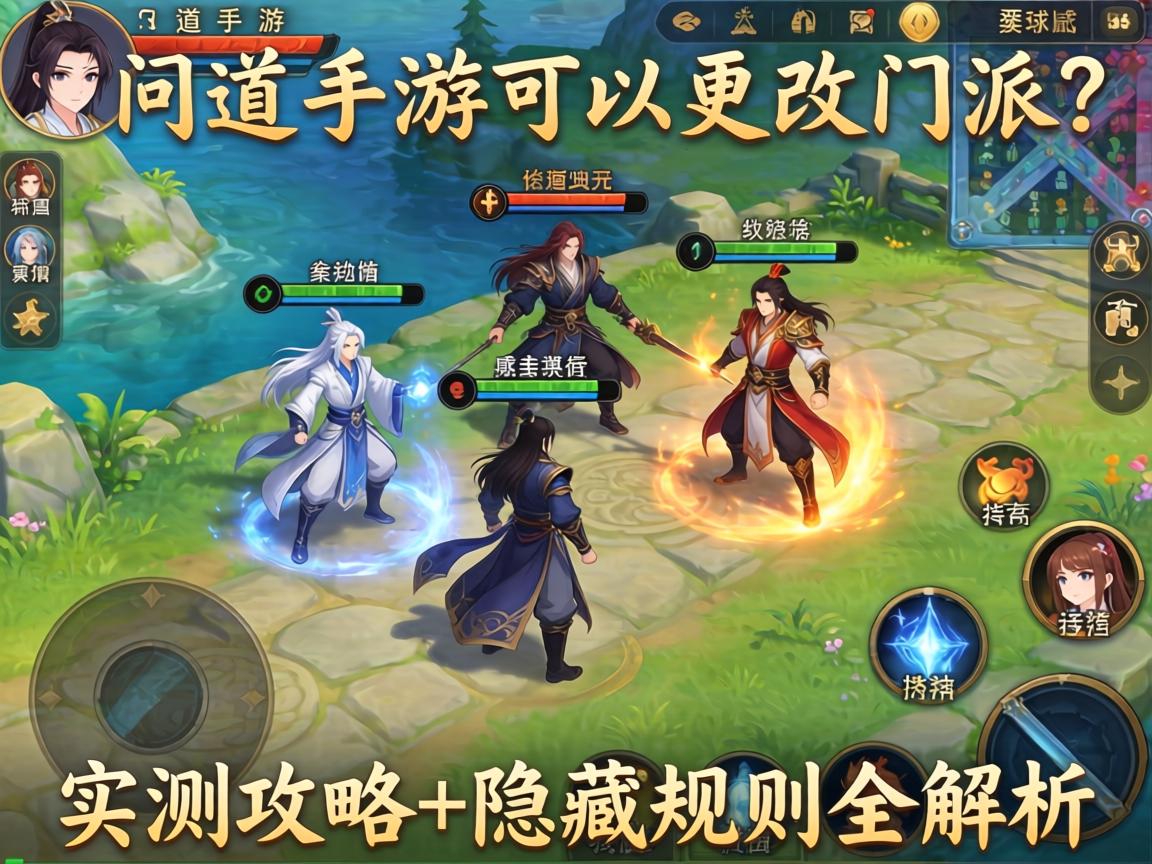 问道手游可以更改门派吗