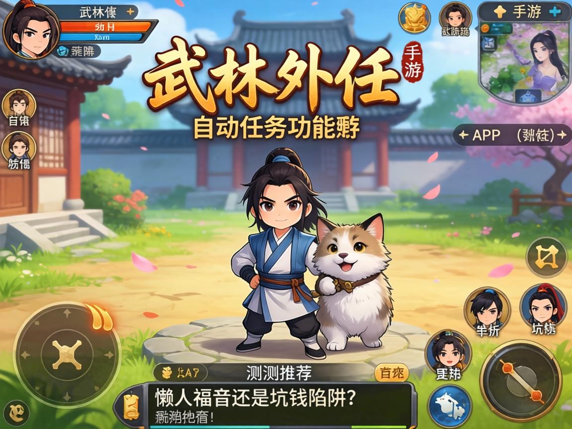 武林外传手游自动任务功能实测推荐