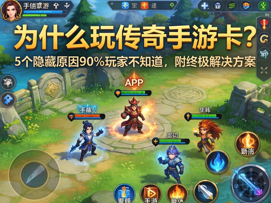 为什么玩传奇手游卡