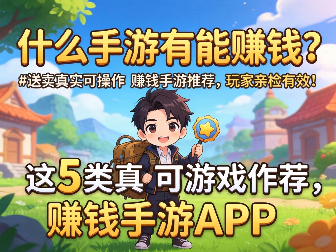 这5类真实可操作的赚钱手游推荐